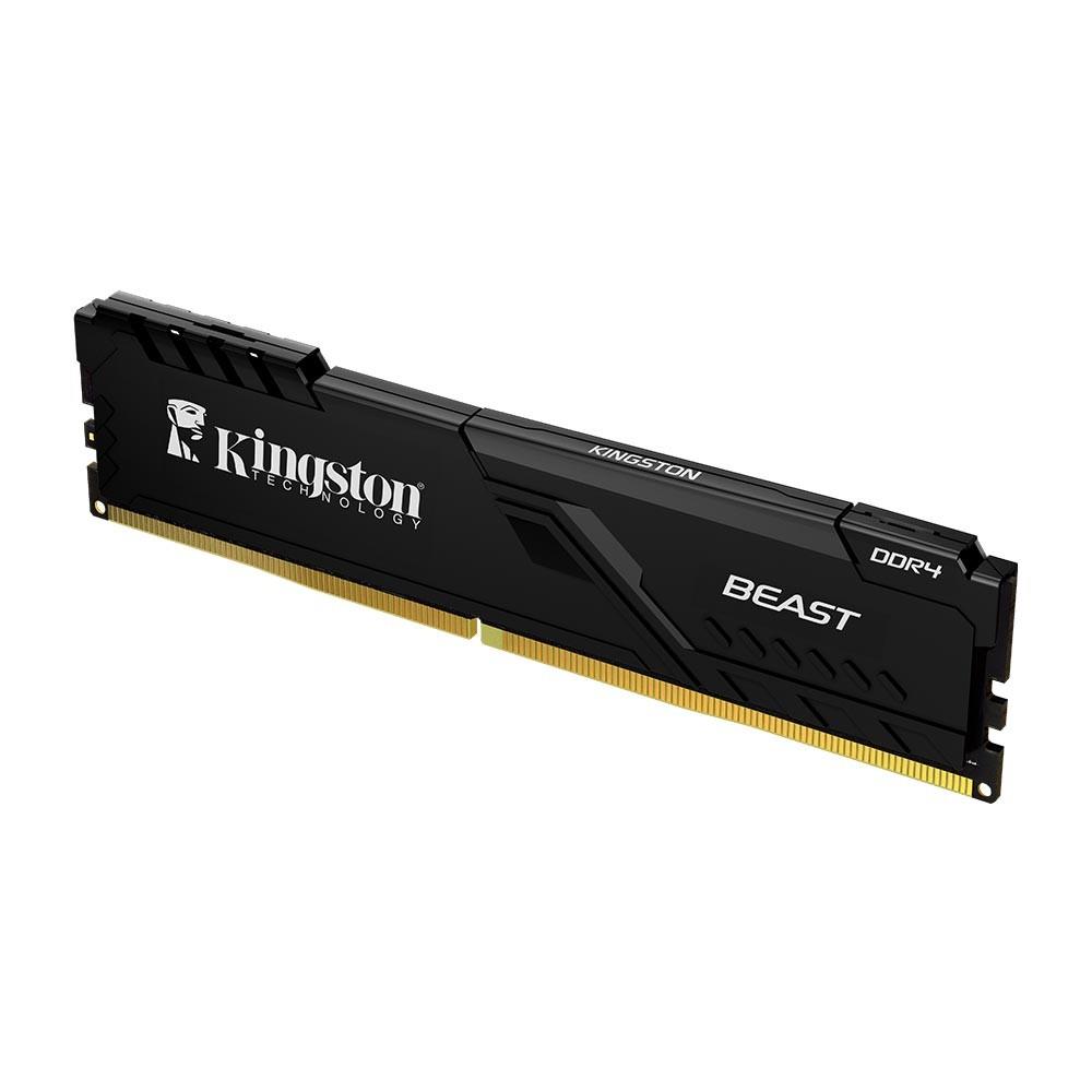 Kingston Beast Black 16GB 3600MT/s DDR4 CL18 DIMM KF436C18BB/16TR Masaüstü Bellek