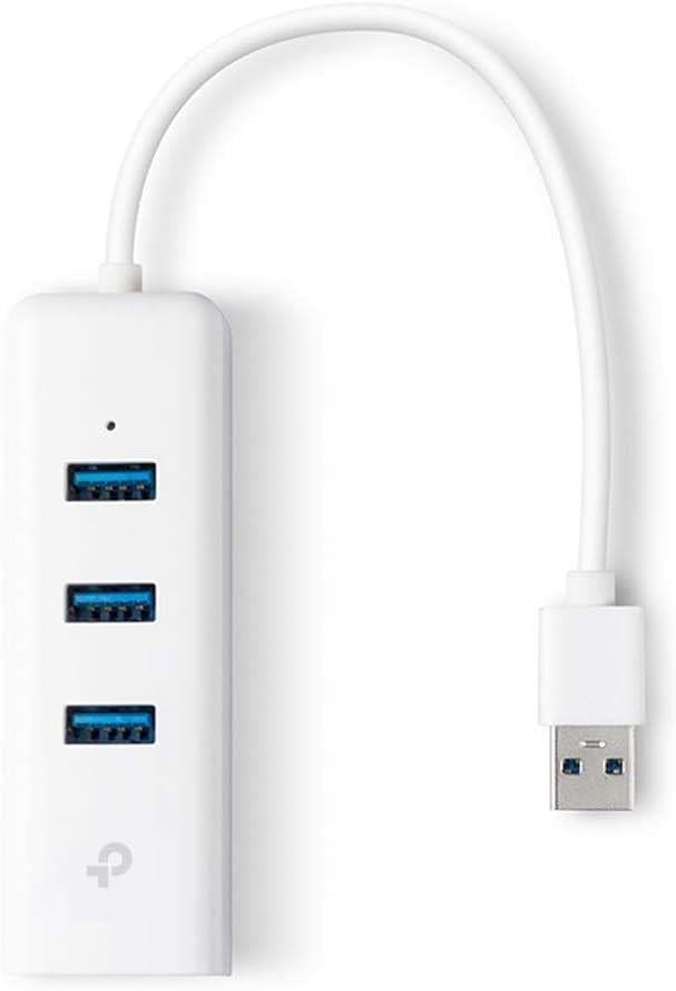 TP-LINK UE330, USB 3.0 3-Port Hub ve Gigabit Ethernet Adaptör