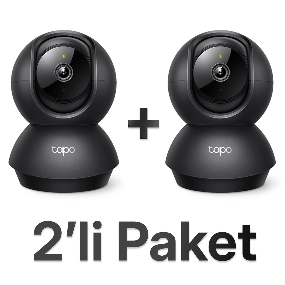 Tp-Link Tapo C211 (2-Pack) 2k 3mp Yatay ve Dikey Ev Güvenliği Wi-Fi Kamerası