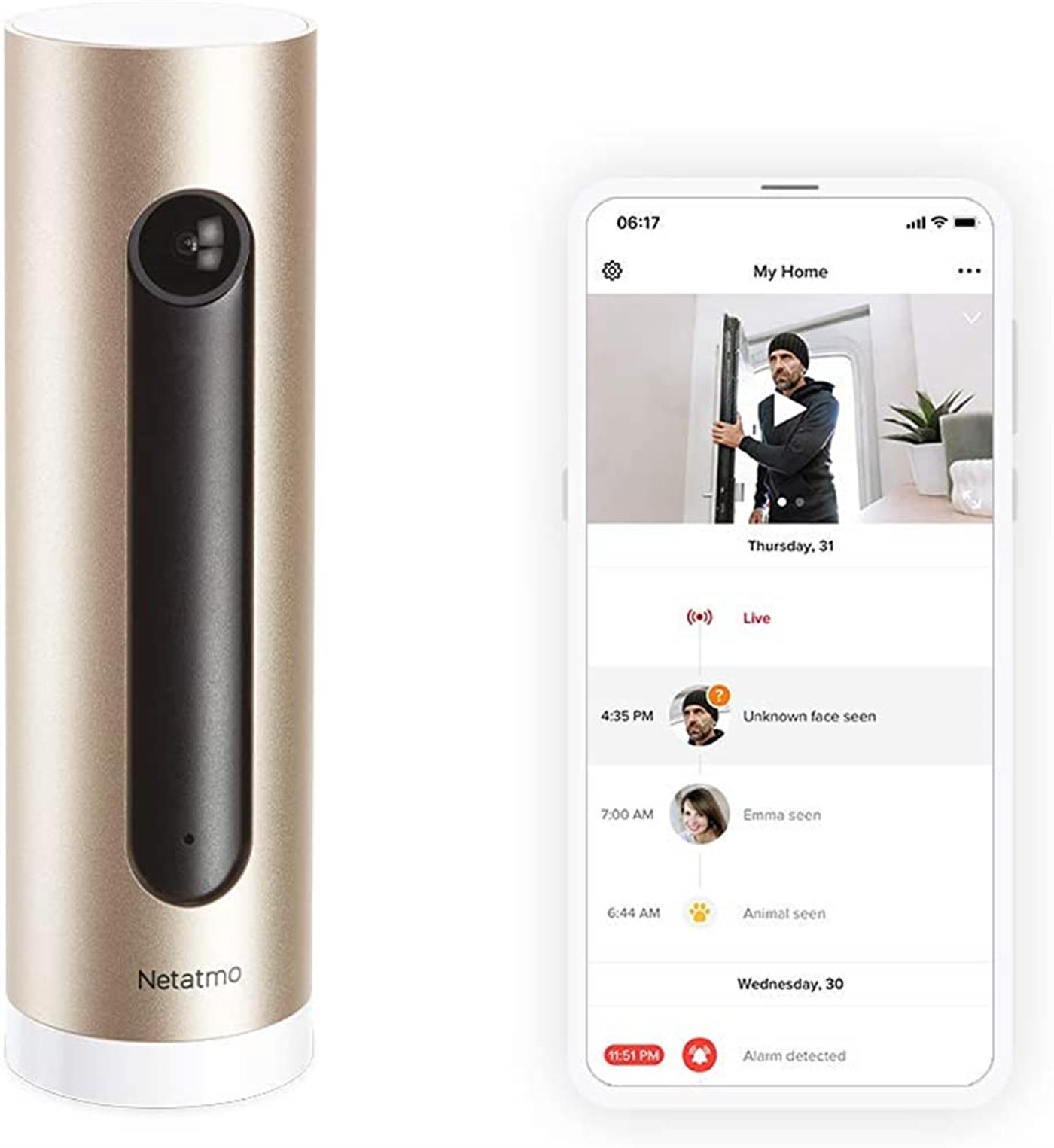 Netatmo Akıllı İç Mekan Güvenlik Kamerası - NSC01-EU