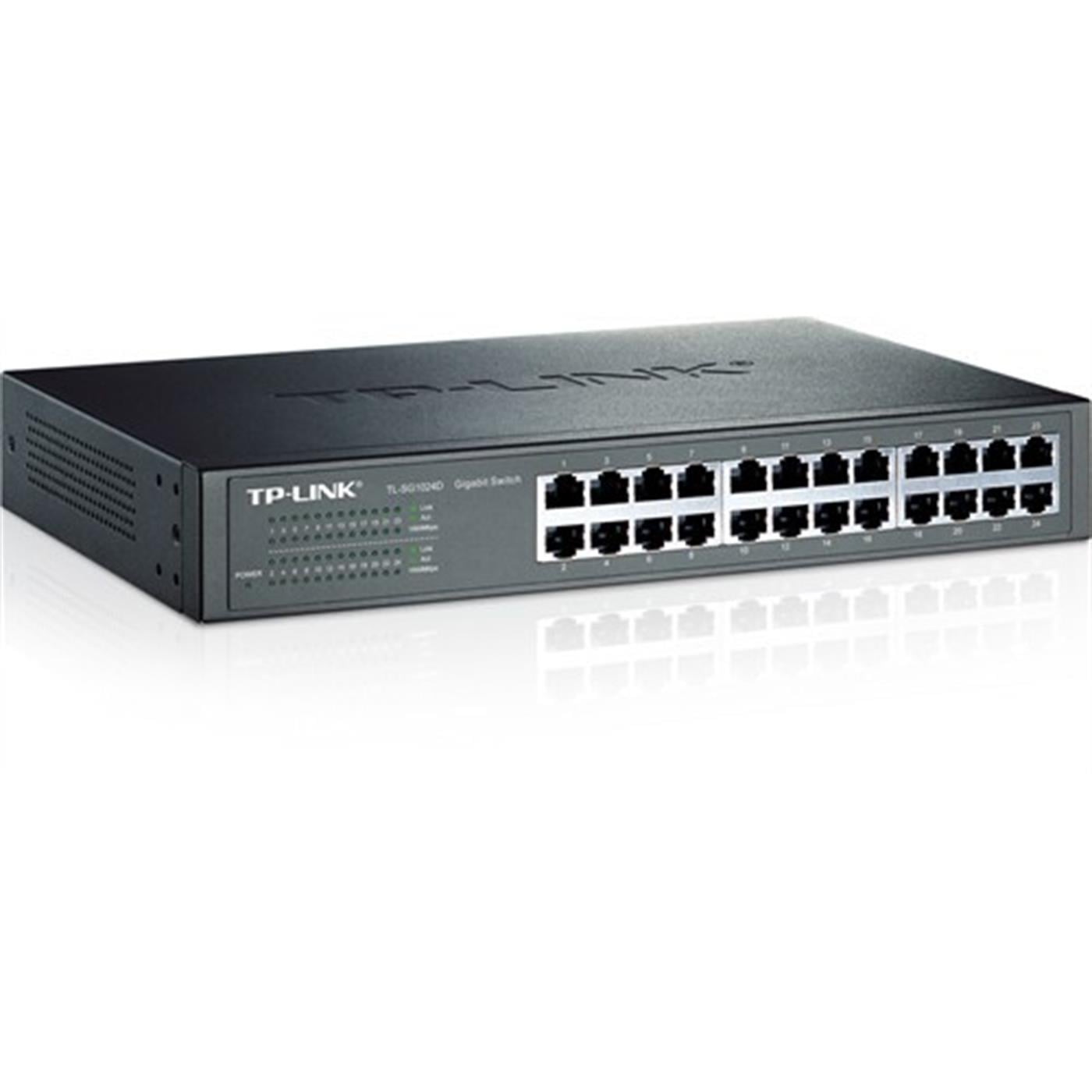 TP-LINK 24-Port 10/100/1000Mbps Tak ve Kullan % 40 Enerji Tasarruflu Gigabit Switch