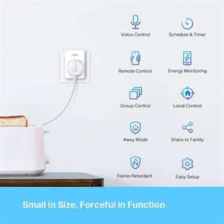 Tp-Link Tapo P110, Mini Akıllı Wi-Fi Soketi, Enerji Izleme