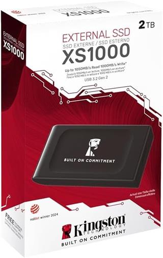 Kingston 2TB SXS1000/2000GA Taşınabilir SSD Bellek