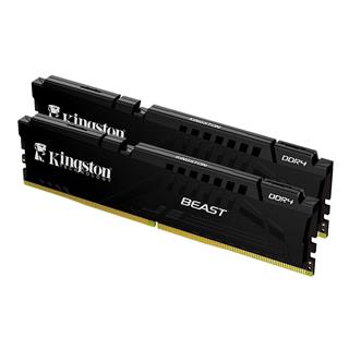 Kingston Beast Black 32GB 3200MT/s DDR4 CL16 DIMM (Kit of 2) KF432C16BBK2/32TR (2x16GB) Masaüstü Bellek