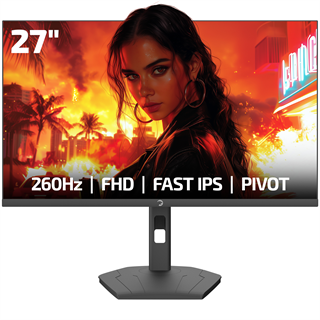 Gamepower Lunis L60 27 280Hz 0.5ms Fast IPS Fhd Rgb Pivot Gaming Monitör