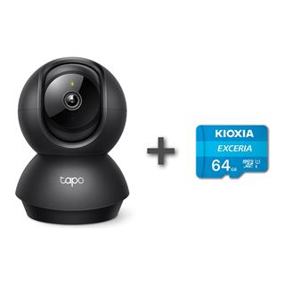 Tp-Link Tapo C211 2k 3mp Yatay ve Dikey Ev Güvenliği Wi-Fi Kamerası + Kioxia 64GB Exceria Micro Sdxc