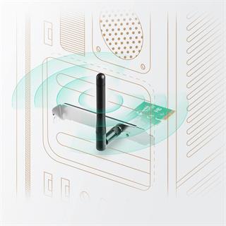 TP-Link TL-WN781ND 150 Mbps Kablosuz PCIe Adaptör PCI Express Uyumlu WPA/WPA2 Güvenlik