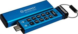 Kingston IronKey 256GB Keypad 200, FIPS 140-3 Taşınabilir Type-C Bellek - IKKP200C/256GB