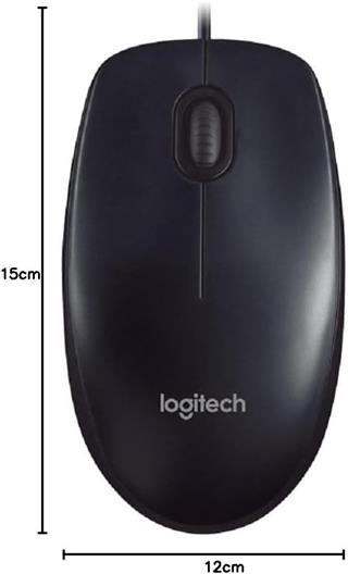 Logitech M90 USB Optik Kablolu Siyah Mouse 910-001793