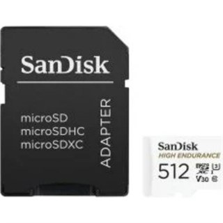 Sandisk High Endurance 512GB 100/40MB/S Microsdxc C10 V30 Adaptörlü Hafıza Kartı