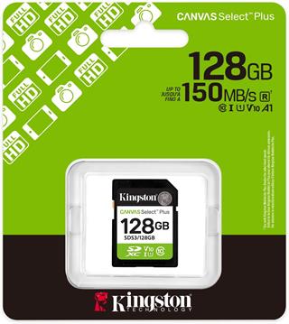 Kingston Canvas Select Plus 128GB 150MB/s SD Hafıza Kartı - SDS3/128GB