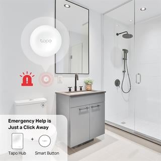 TP-LINK Tapo S200B, Akıllı Buton, Özelleştirilmiş Eylemler, Akıllı Kontrol, Tek Tıklamayla Alarm 