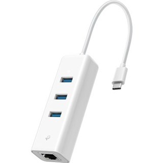 TP-Link UE330C | USB Type-C Hub & Gigabit Ethernet Adaptörü | 3x USB 3.0 Portu | 1000 Mbps Ağ Bağlantısı | Tak ve Çalıştır |