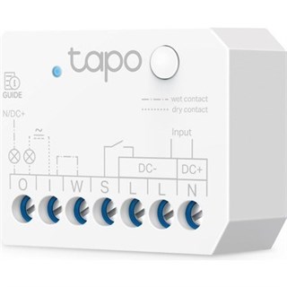 TP-Link Tapo S110E | Akıllı Wi-Fi Switch Röle Modülü | Kuru ve Islak Kontak Modu | Matter Sertifikalı | Enerji Izleme ve Üretim Takibi