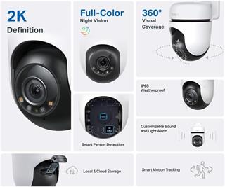 TP-LINK Tapo C510W, 2K Dış Mekan Wi-Fi Güvenlik Kamerası