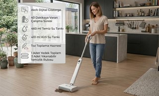 Eo-Tech DW200 Kablosuz Şarjlı Mop