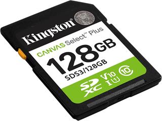 Kingston Canvas Select Plus 128GB 150MB/s SD Hafıza Kartı - SDS3/128GB