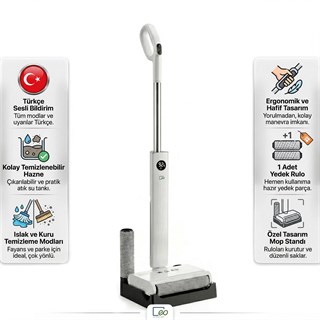 Eo-Tech DW200 Kablosuz Şarjlı Mop