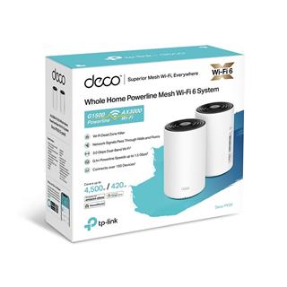 TP-Link Deco PX50(2-Pack) Powerline Mesh WiFi 6 Sistemi