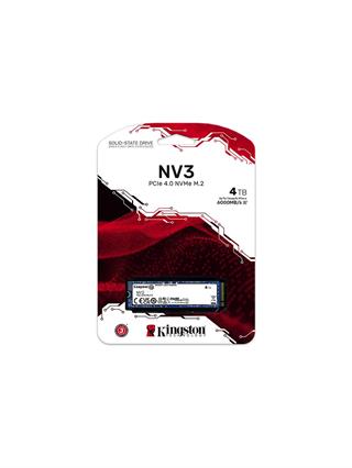 Kingston NV3 4TB M.2 2280 NVMe SSD PCIe 4.0 Gen 4x4 Up to 6000/5000MB/s SNV3S/4000G