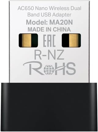 Mercusys MA30H AC1300 Mbps Dual-Band Wi-Fi 5 USB 3.0 Adaptör Yüksek Çekim Gücü Tak-Çalıştır 