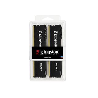Kingston Beast Black 32GB 3200MT/s DDR4 CL16 DIMM (Kit of 2) KF432C16BBK2/32TR (2x16GB) Masaüstü Bellek