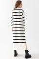 Çizgili Oversize Triko Elbise 71135
