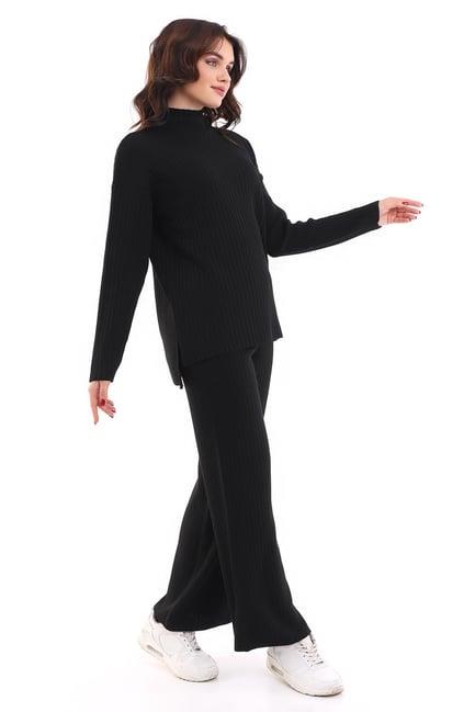 Oversize Fitilli Alt Üst Triko Takım 6308