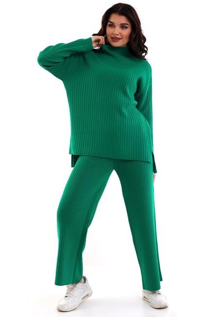 Oversize Fitilli Alt Üst Triko Takım 6308