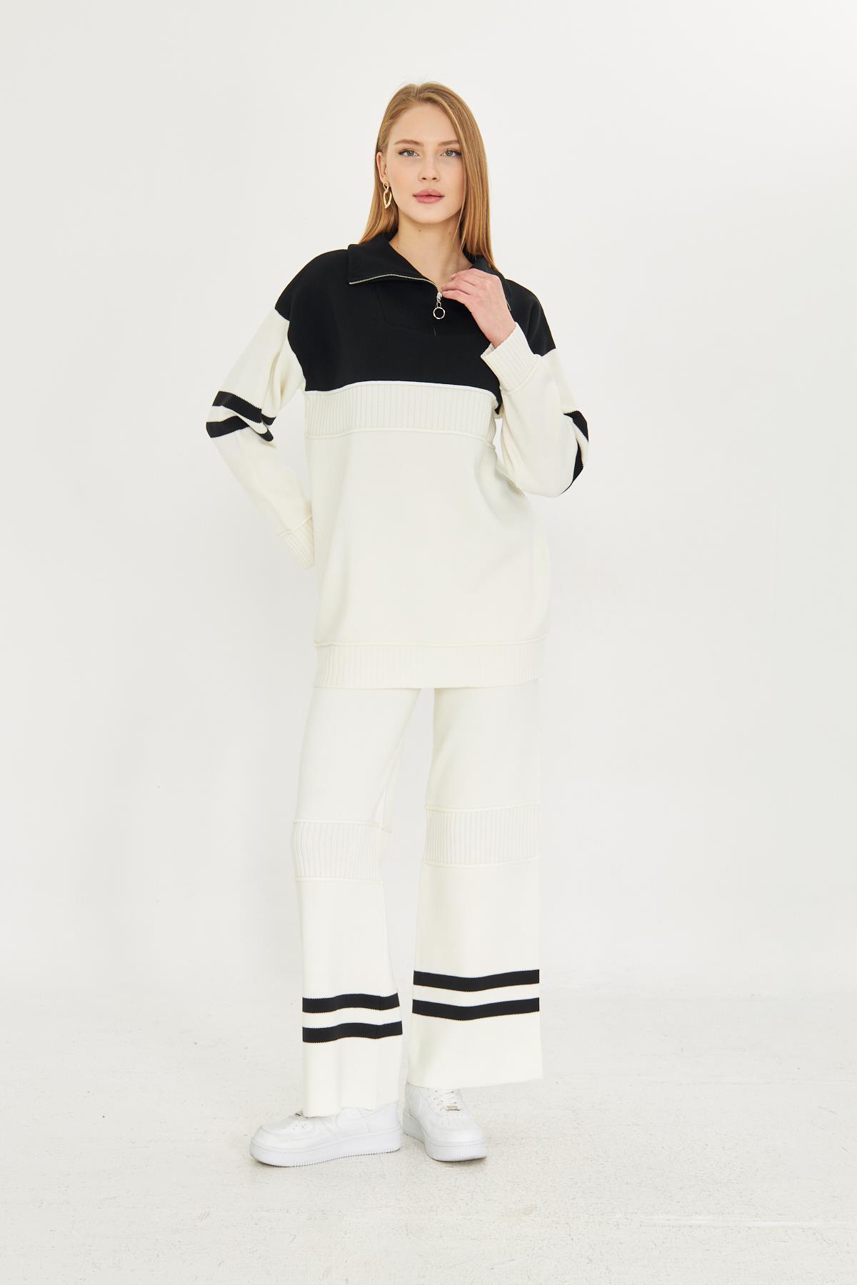 Oversize Triko Alt Üst Eşofman Takımı 1230