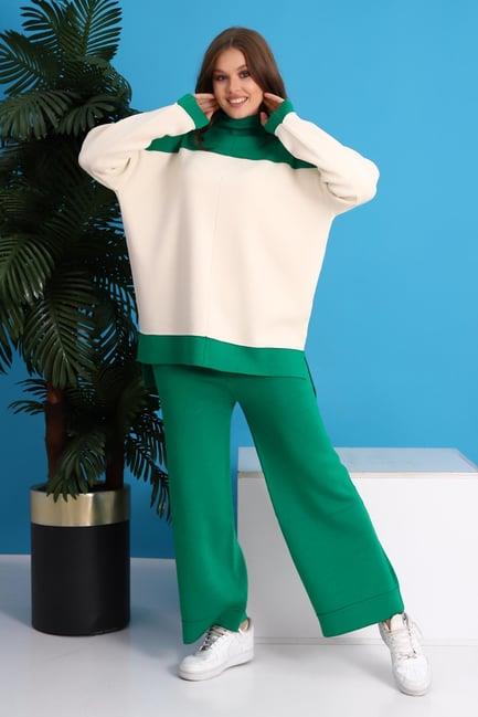 Oversize Triko Alt Üst Eşofman Takımı 1309