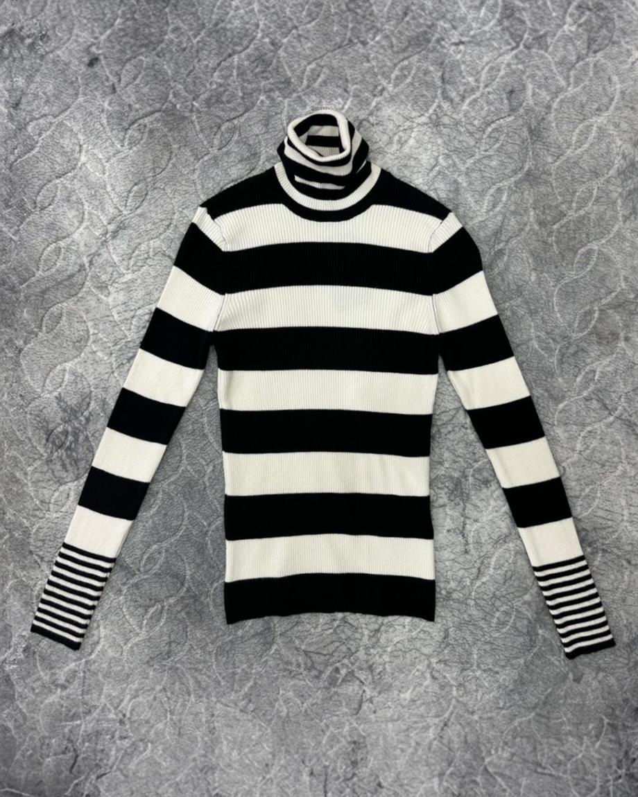 Balıkçı Çizgili Body Triko Bluz 164211