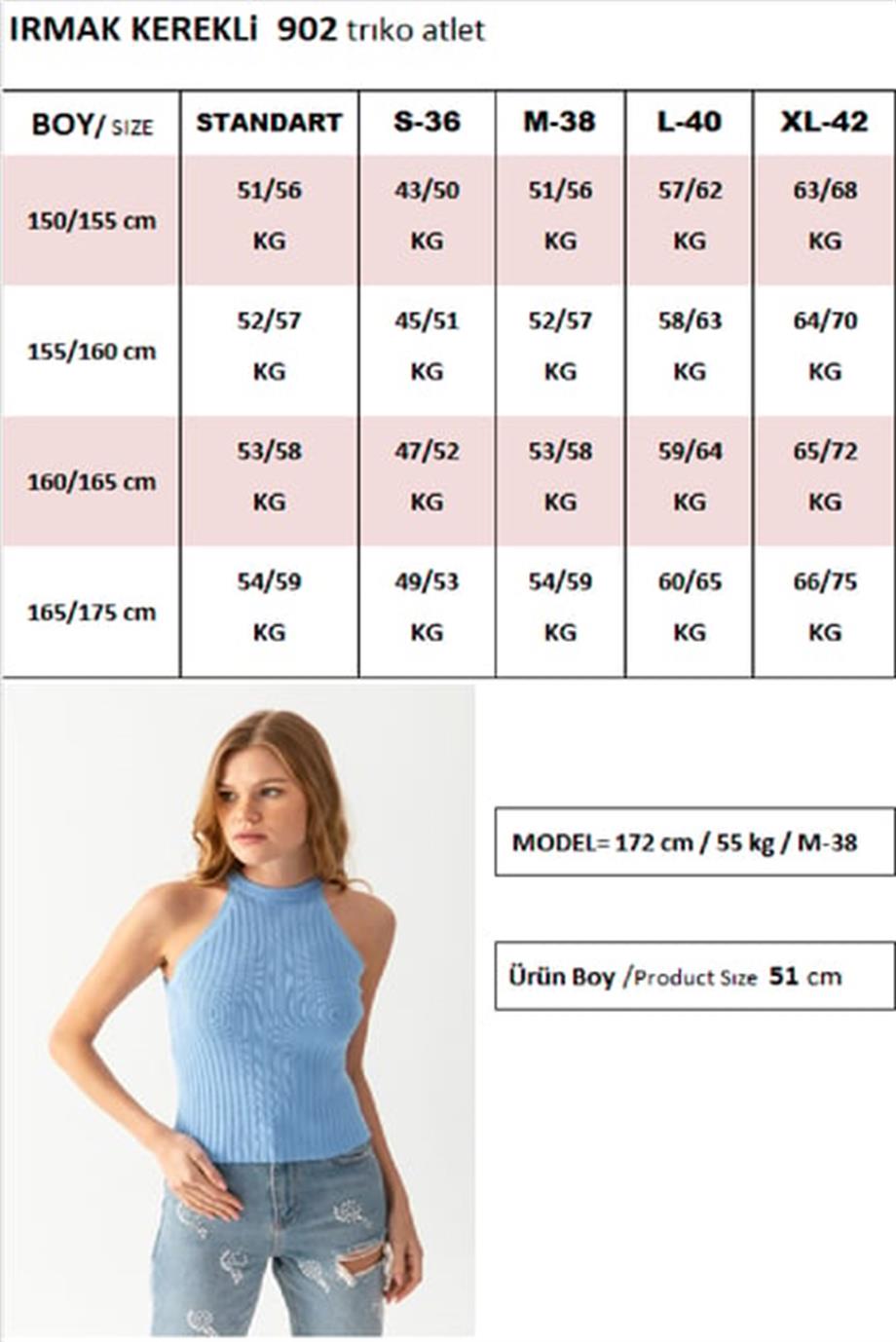 Fitilli Triko Atlet  Bluz 902