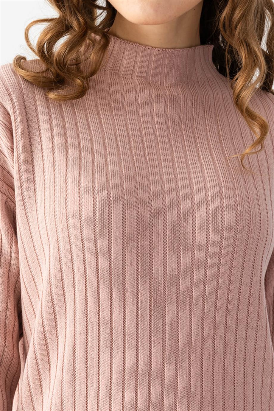 Oversize Fitilli Alt Üst Triko Takım 6308