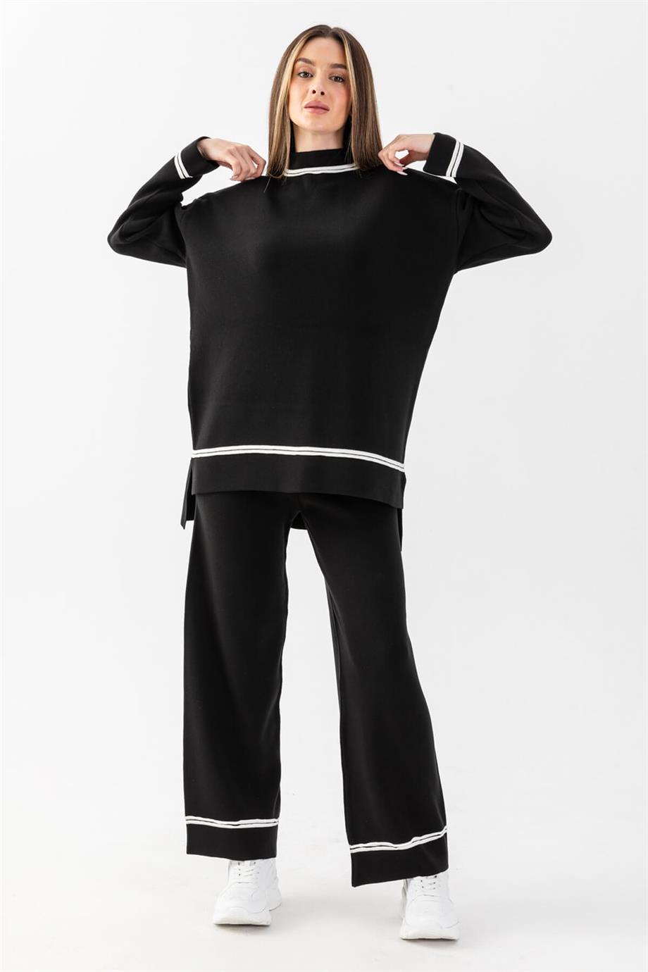 Yarım Balıkcı Alt Üst Triko Takım 23419