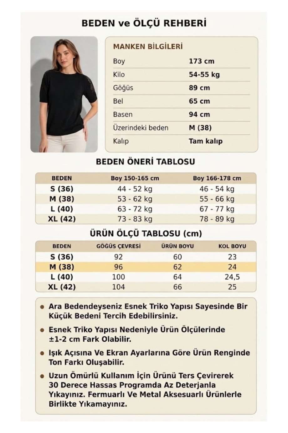 Kadın Bisiklet Yaka Kısa Kollu Ajur Detaylı Triko Bluz 1550 Siyah