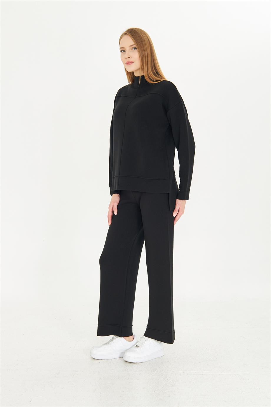 Kadın  Düz Oversize Alt Üst Takım 1308