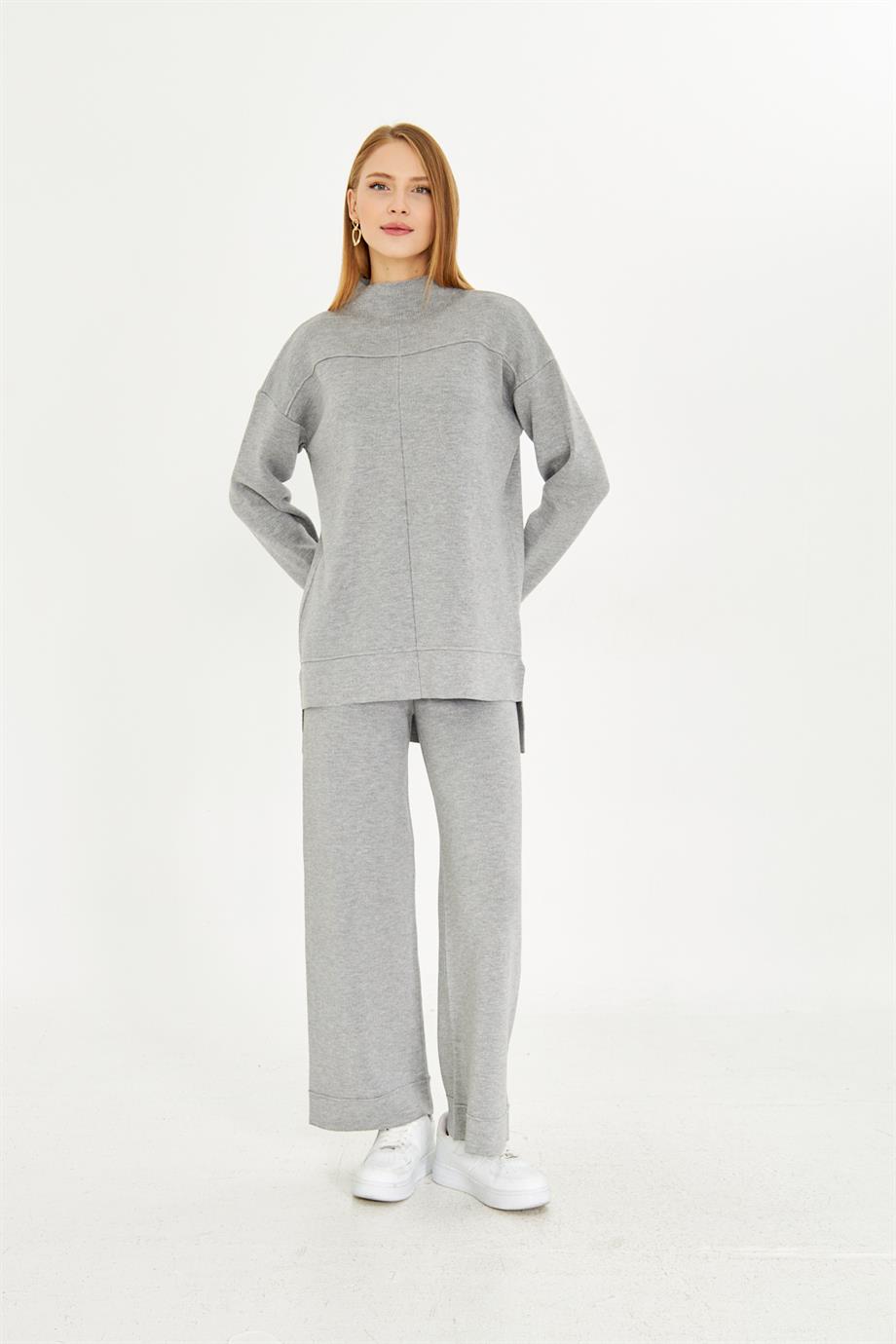 Kadın  Düz Oversize Alt Üst Takım 1308