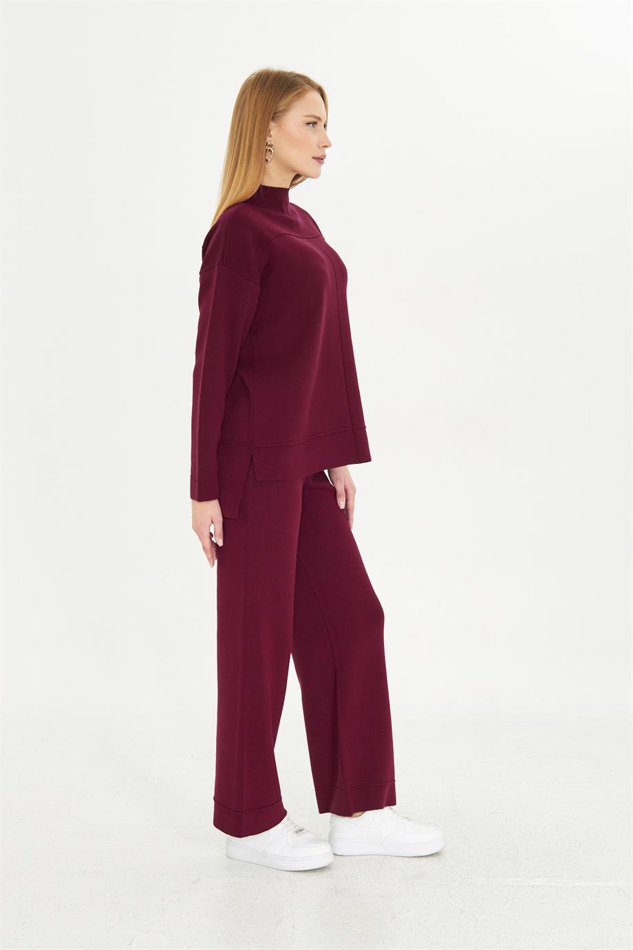 Kadın  Düz Oversize Alt Üst Takım 1308