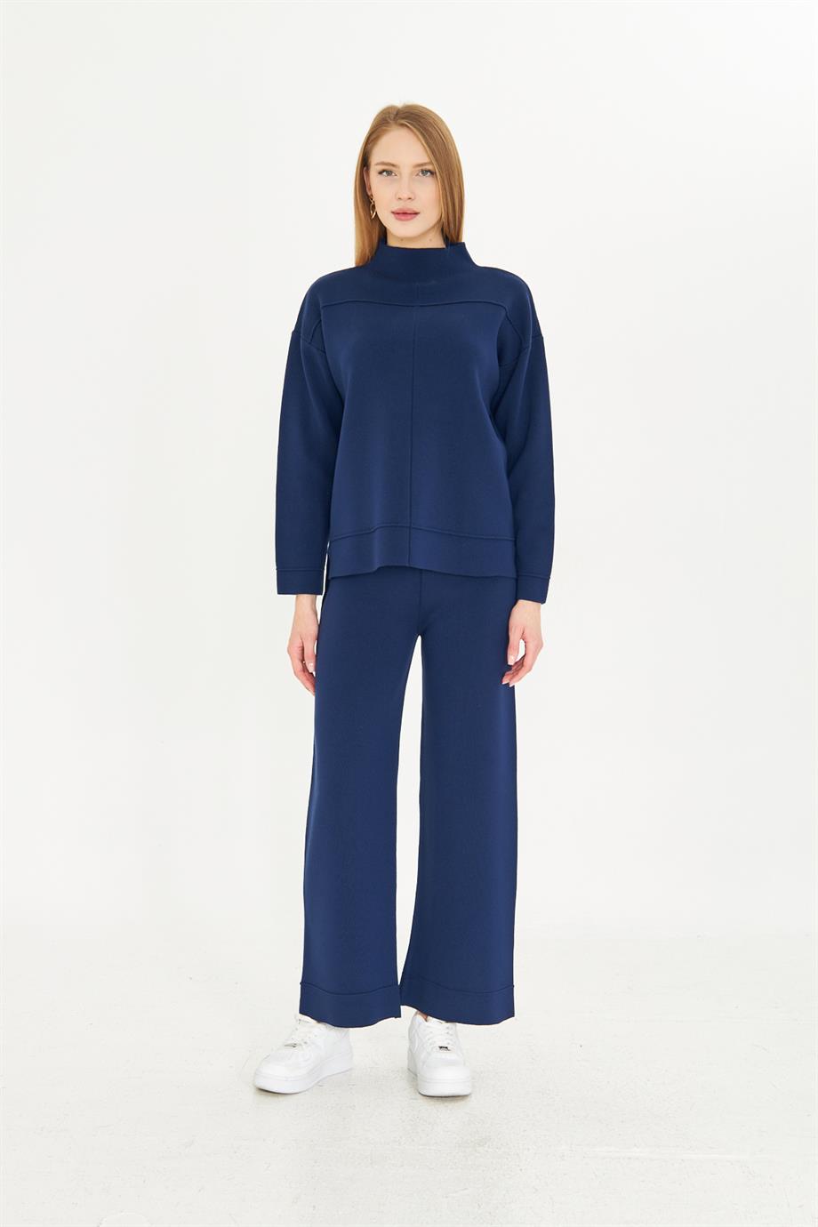 Kadın  Düz Oversize Alt Üst Takım 1308