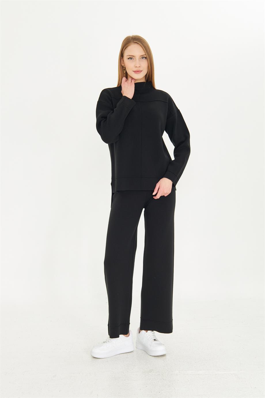 Kadın  Düz Oversize Alt Üst Takım 1308