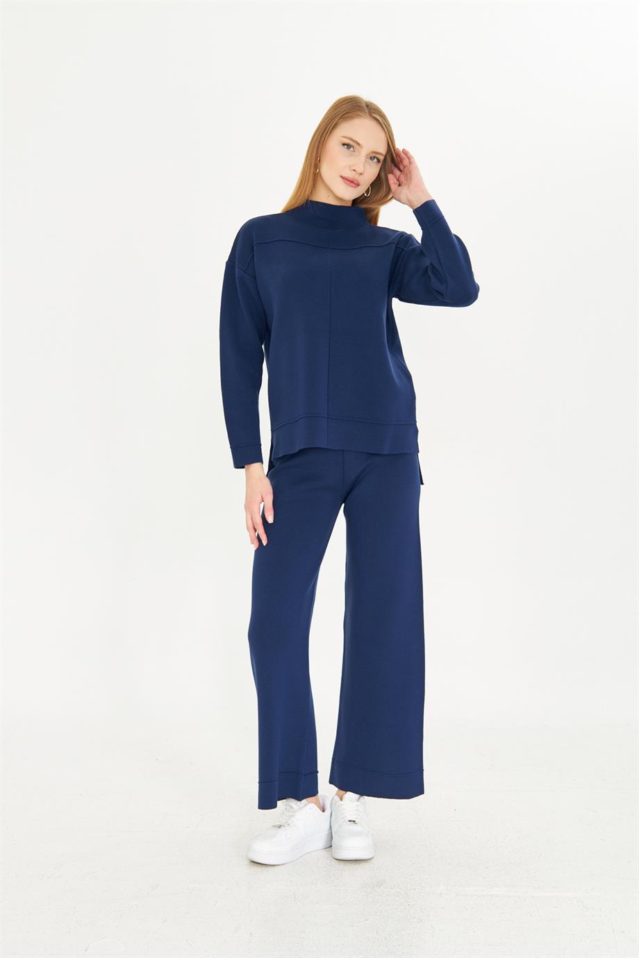 Kadın  Düz Oversize Alt Üst Takım 1308