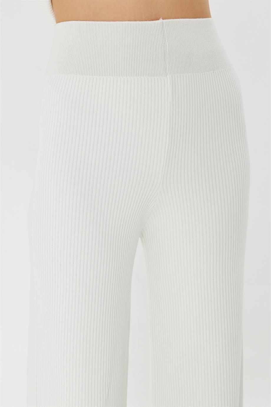 Kadın Fitilli Hırka Pantolon Alt-Üst Triko Takım 1910