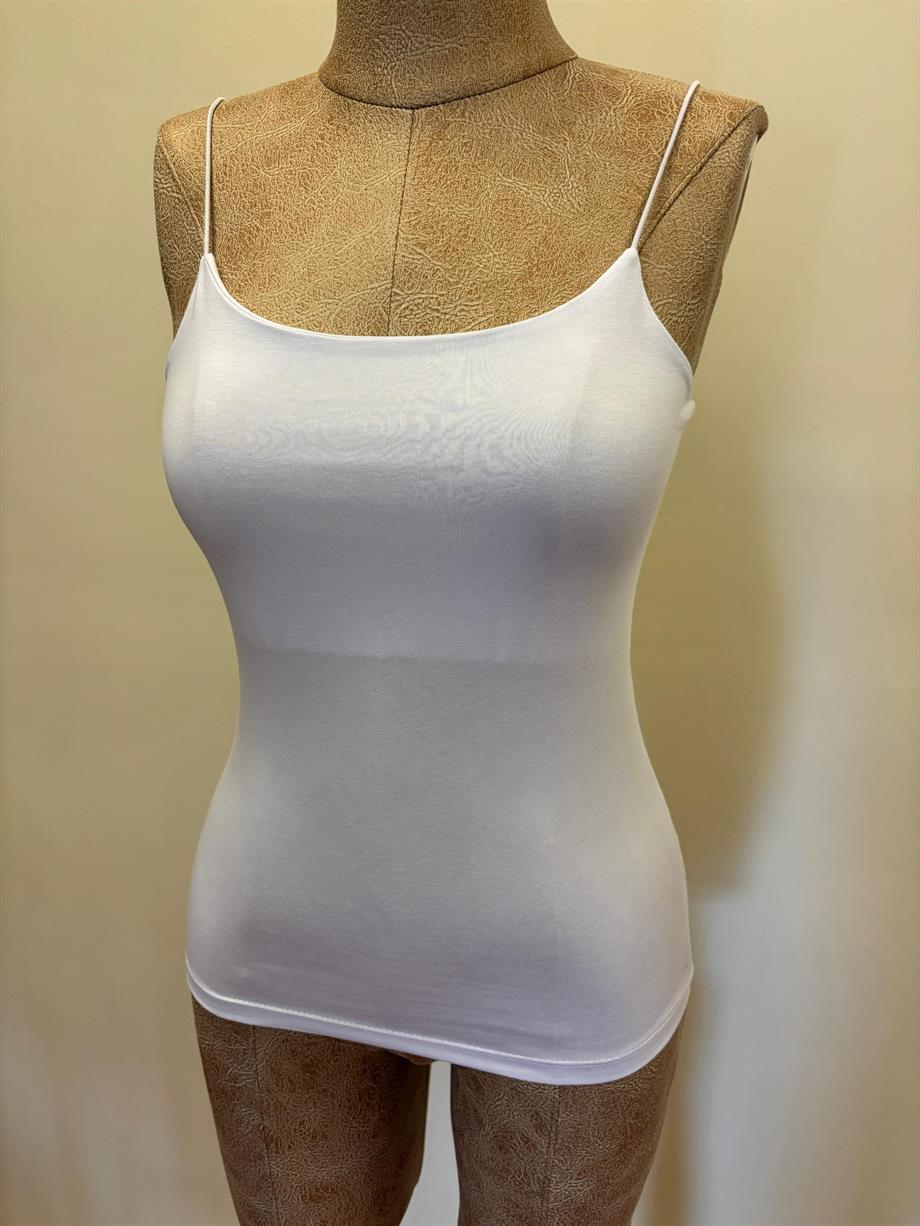 Kadın İp Askılı Pamuklu Body Bluz Yazlık 815