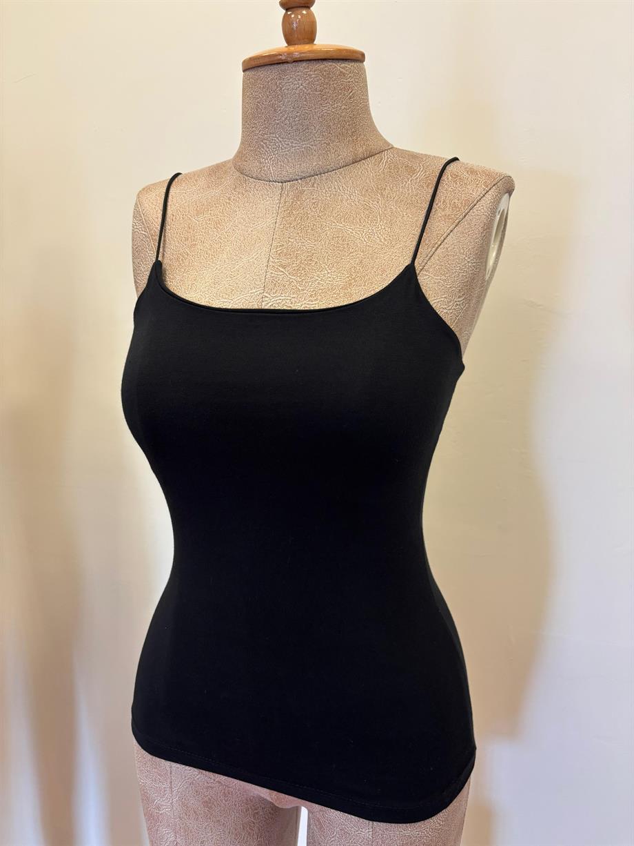 Kadın İp Askılı Pamuklu Body Bluz Yazlık 815
