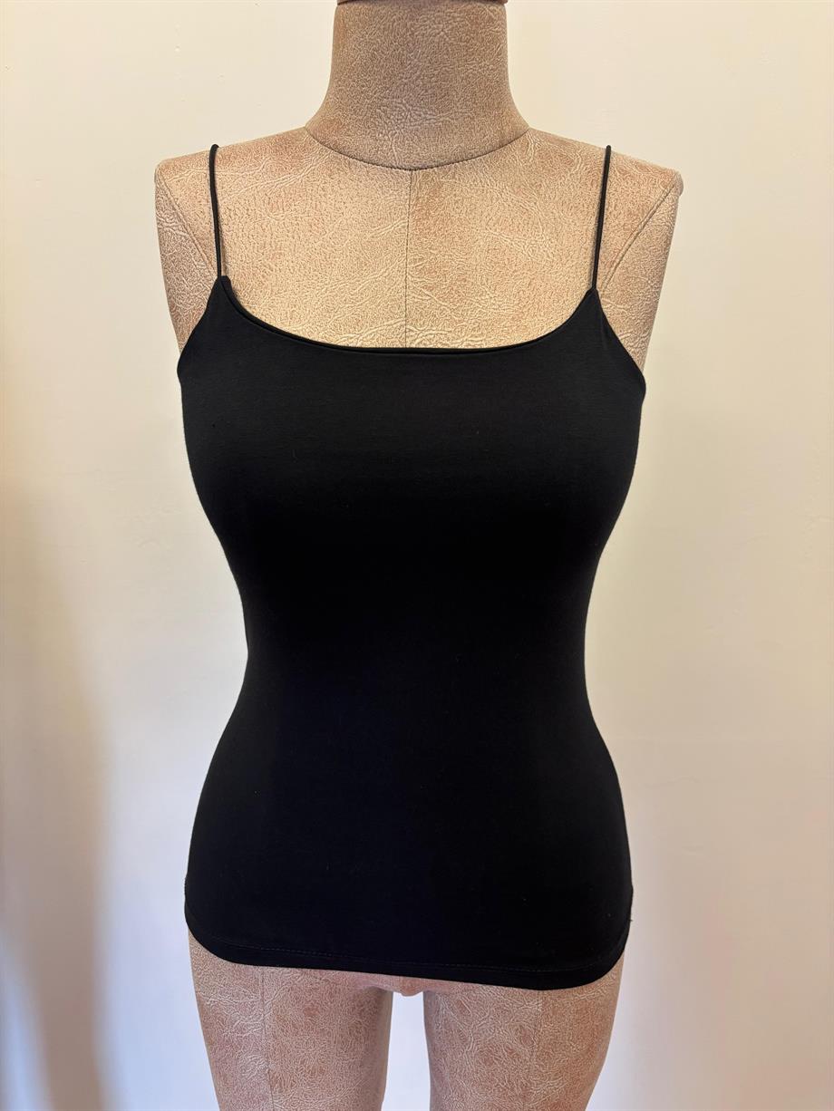 Kadın İp Askılı Pamuklu Body Bluz Yazlık 815
