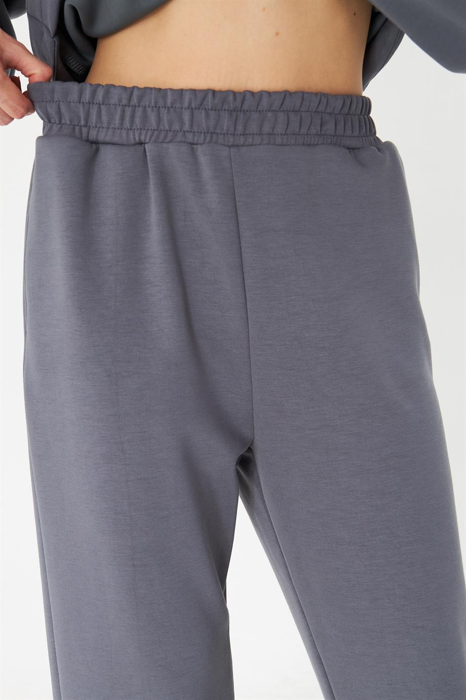 Kadın Oversize Kapşonlu Alt Üst Eşofman Takımı 12807