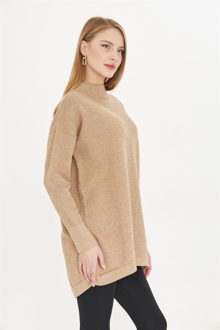 Kadın Oversıze Triko Tunik 1201