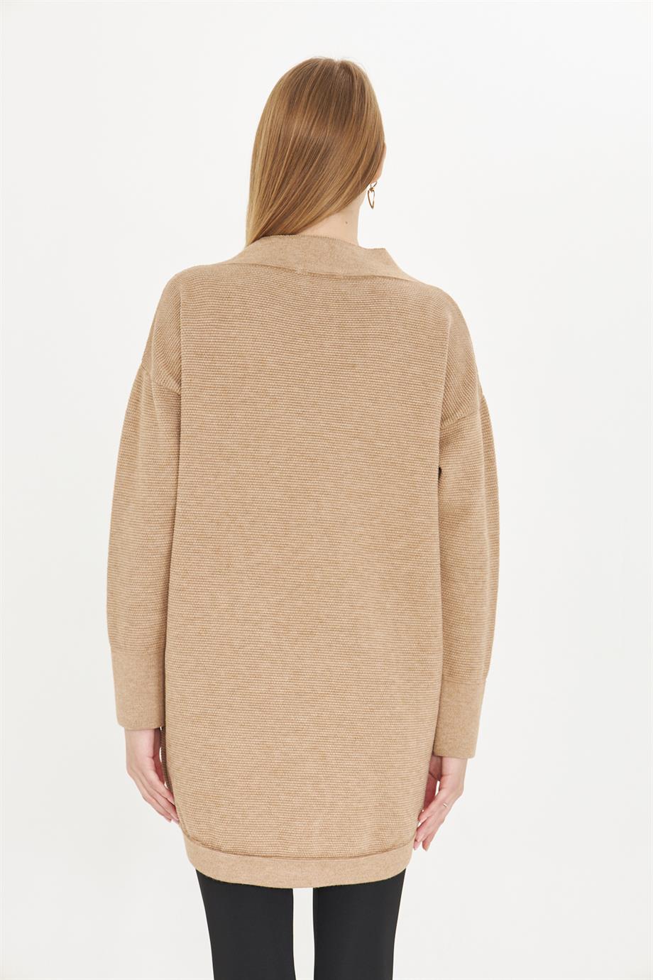 Kadın Oversıze Triko Tunik 1201