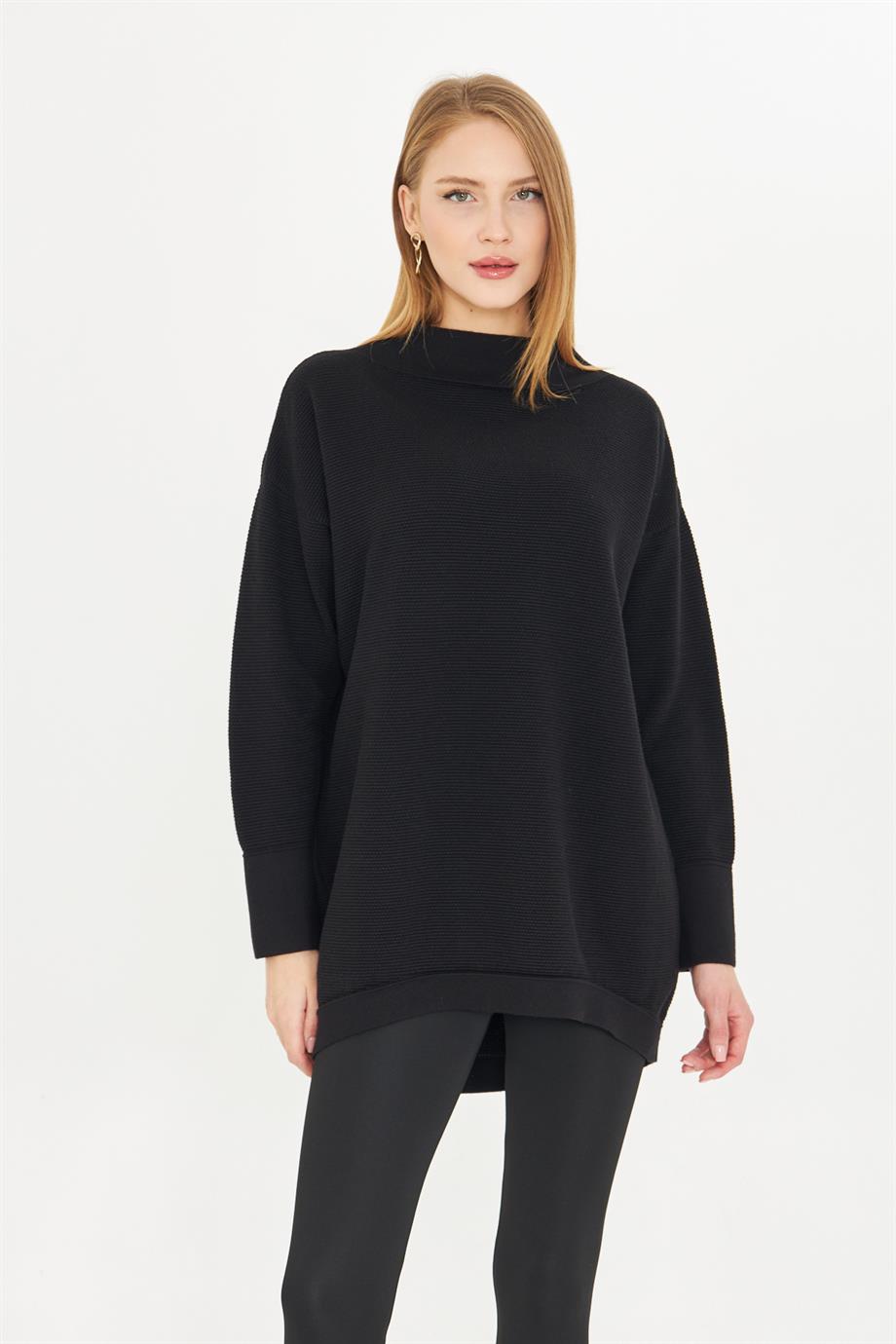 Kadın Oversıze Triko Tunik 1201